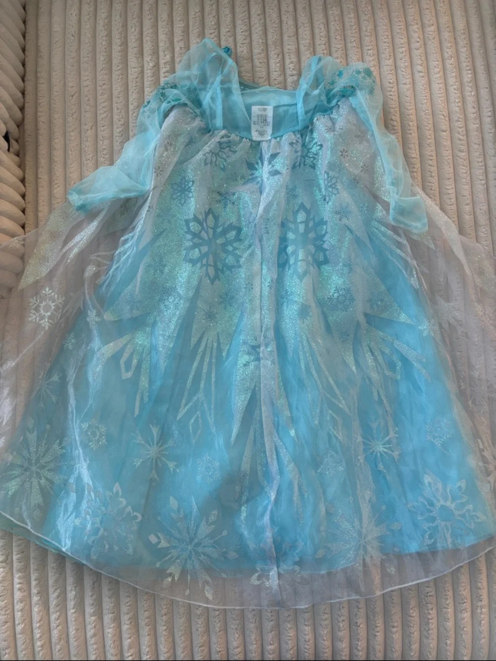Disney Elsa Ice Blue Sequin & Cape Princess Costume - Picture 3 of 5